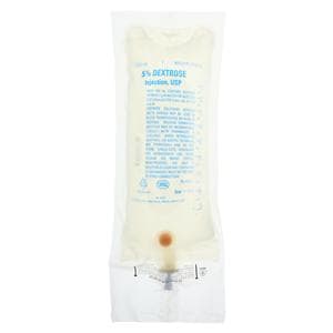 IV Solution Solution Dextrose 5% 1000mL Bag Bag DEHP-Free Each, 1...