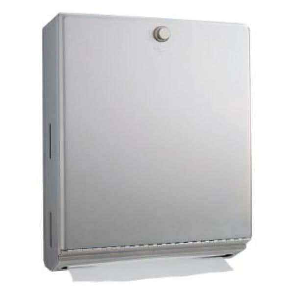 Classic Series Paper Towel Dispenser Satin Finish Stainless Steel Ea