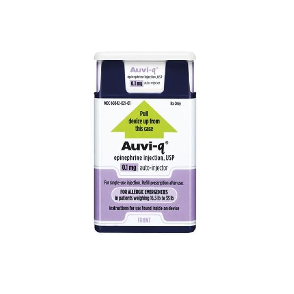 Auvi-Q Injection 0.1mg Auto-Injector 2/Package