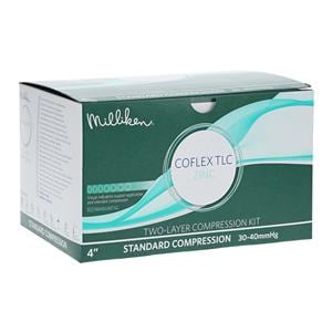 CoFlex TLC Compression Bandage Foam/Elastic 4"x7yds Tan/White 8/Ca