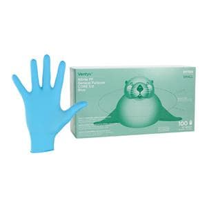 Otter Nitrile General Purpose Gloves Small Blue 100/Bx
