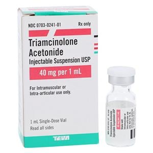 Triamcinolone Acetonide Injection 40mg/mL SDV 1mL Each