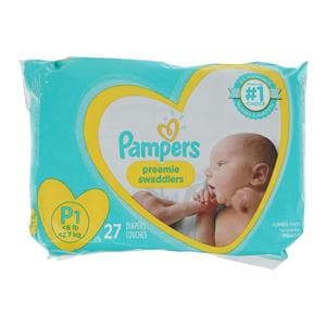 Pampers Swaddler Diapers to 6lbs 27/Pk