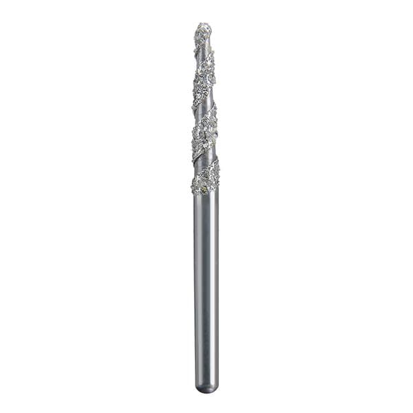 Spring Diamond Bur Friction Grip Super Coarse Round End Taper 850T-018SC 25/Pk