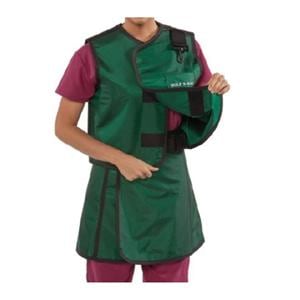 XRy/Prtctv Apron/Vest Nvy W .5mm Frnt/.25mm Bck Ld Fr LdFr/.5mm W/ Thyrd Clr Ea