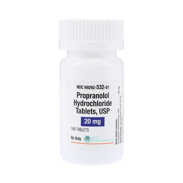 Propranolol HCL 20mg Each