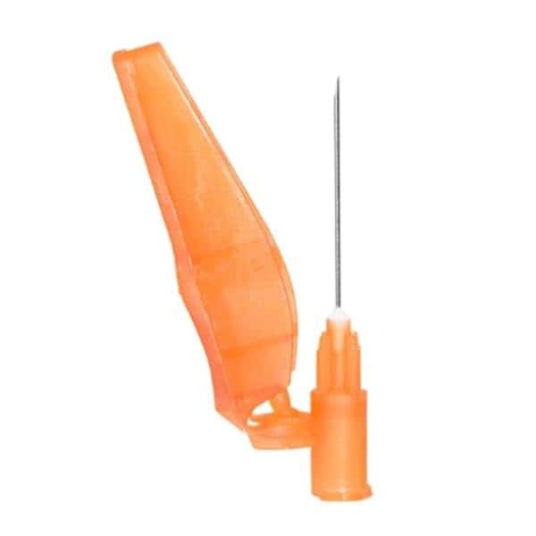 Sol-Care Safety Needle 25gx1" Orange LL/LS Compatibility Sfty Shld 100/Bx, 8 BX/CA