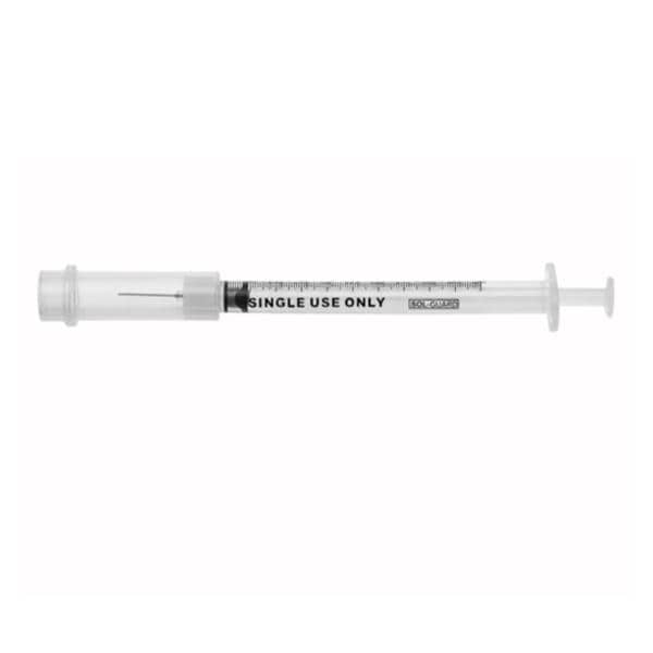 Needle Safety Needle/Syringe 25gx1" 1mL Safety Low Dead Space 25/Bx