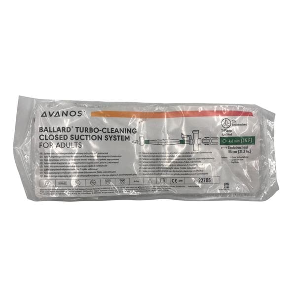 Ballard Suction System For Endotracheal Tube Adult 21.25" 20/Ca