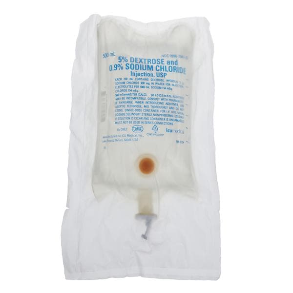 Injectable Solution Dextrose 5%/0.9% Sodium Chloride 500mL Bag _...