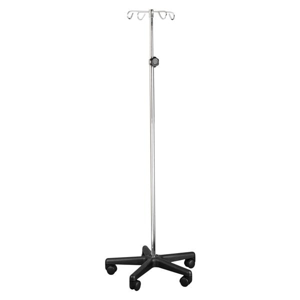IV Stand 4 Hooks Adjustable Height