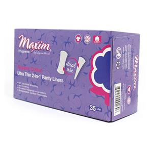 Panty Liner Organic Cotton Ultra Thin Lght White Disposable Fragrance Free 35/Cr, 12 CR/CA