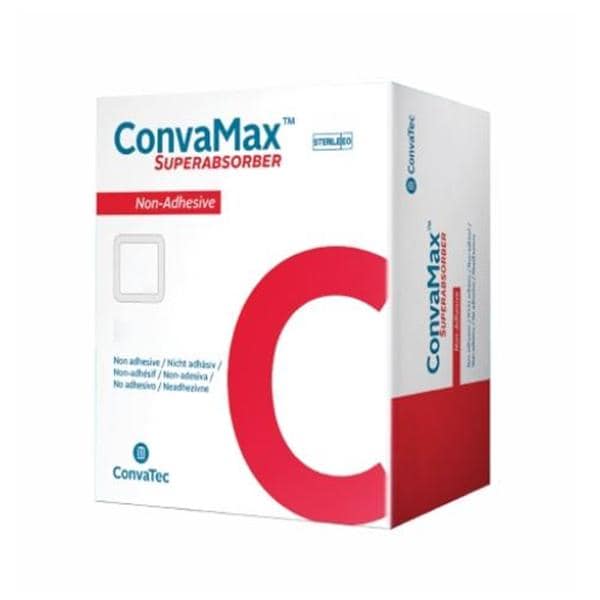 ConvaMax Superabsorber Silicone Spray Dressing 4x8" Sterile Rectangle NAdhs Abs