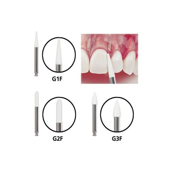Galaxy Debonding Polishers Latch Shank 9.0 mm White 3/Pk