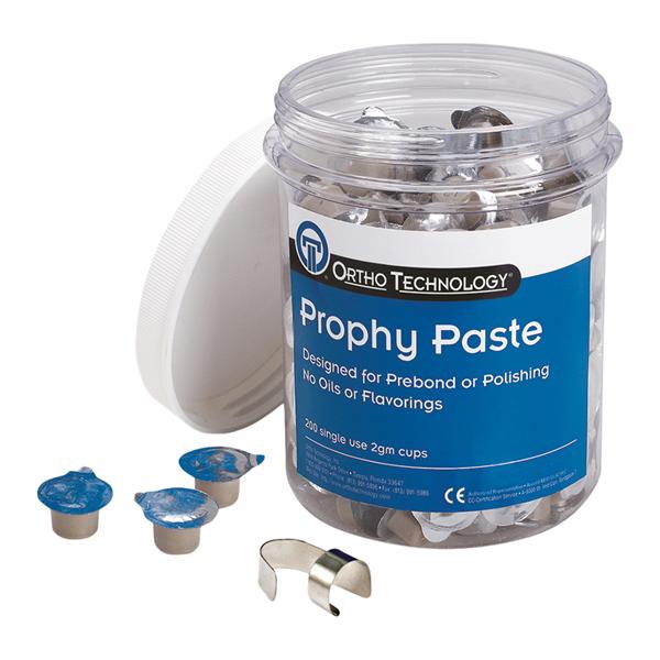 Ortho Technology Prophy Paste Medium / Coarse Neutral Without Fluoride 200/Pk