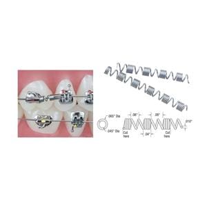 TruFlex Distalizing Spring Nickel Titanium 7 in 0.010 in x 0.045 in 3/Pk