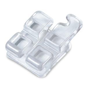PURE Roth Orthodontic Ceramic Sapphire Bracket 0.022 in 1st LLB W/ Hk 10/Pk