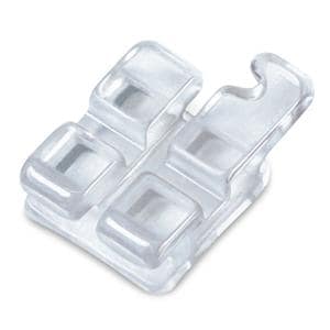 PURE MBT Orthodontic Ceramic Sapphire Bracket 0.022 in 1st LRB w/ Hk 10/Pk