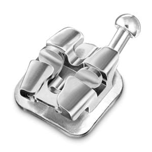 Lotus Plus DS Roth Self-Ligating Bracket 0.022 in Upr Lft Bcspd w/ Hk 10/Pk