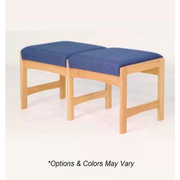 Dakota Wave Patient Bench Oak With Ea