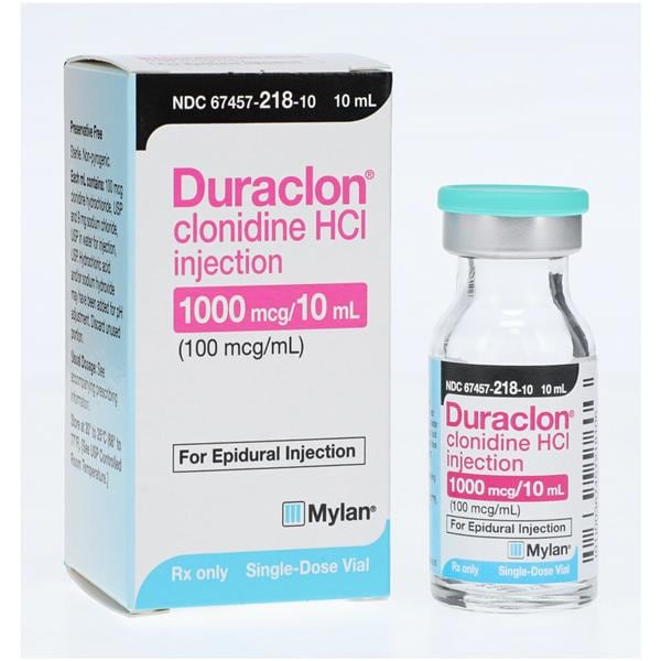 Duraclon Injection 100mcg/mL SDV 10mL Each
