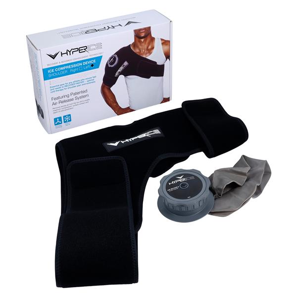 Hyperice Therapy Ice Compression Black Neoprene With