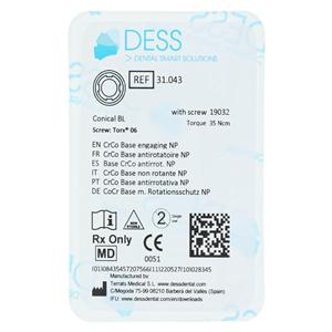 Interface Chrome Cobalt Engaging 3.3 Straumann Bone Level Ea