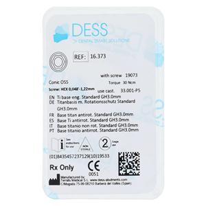 Base TI Titanium Engaging Standard Hiossen Ea