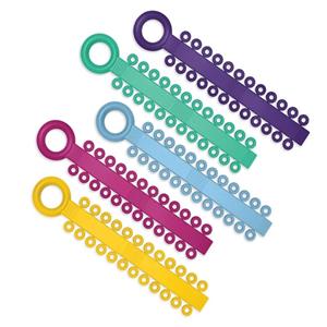 Power Sticks Ligature Ties Elastomeric 0.120 in Latex-Free Lavender 42/Pk