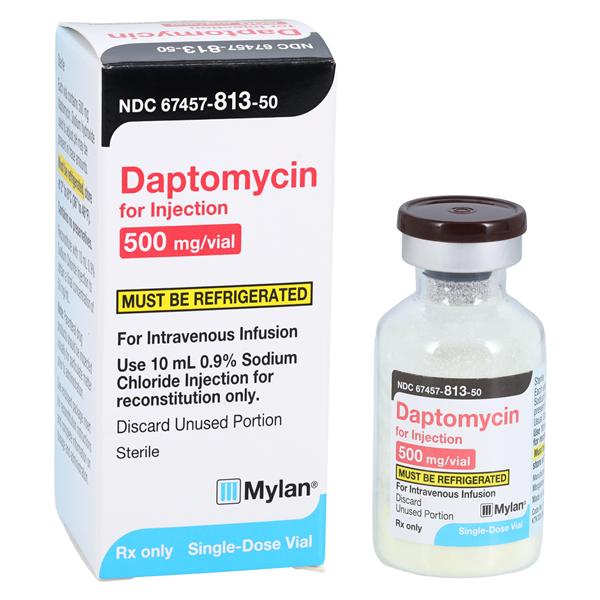 Daptomycin Injection 500mg/vl Powder SDV Each