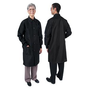 Coat 3 Pkts Lng Tprd Slvs / Cffs F/ Overgloving 41 in X-Large blck Unisex Ea
