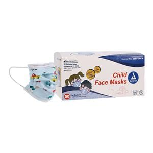 Dynarex Mask Cars Pediatric 50/Bx, 12 BX/CA