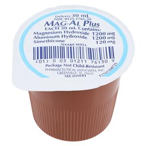 Mag-Al Plus Antcd/AntGs Liq 220mg/5mL SF Pepmnt 30mL Unit Dose Cups 100/Ca
