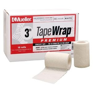 Tape Adhesive Coating 3"x6yds White 16/Ca