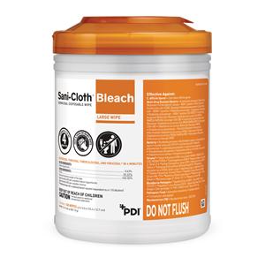 Sani-Cloth Bleach Germicidal Wipes 160/Pk, 12 PK/CA