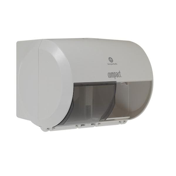 Compact Toilet Tissue Dispenser White Ea