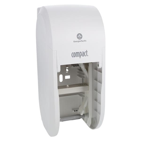 Compact Toilet Tissue Dispenser White Ea