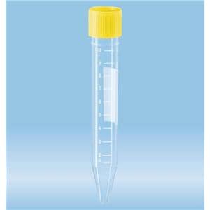 Screwcap Tube Polypropylene/Polyethylene 10mL Tube 100x16mm Sterile 1000/Ca