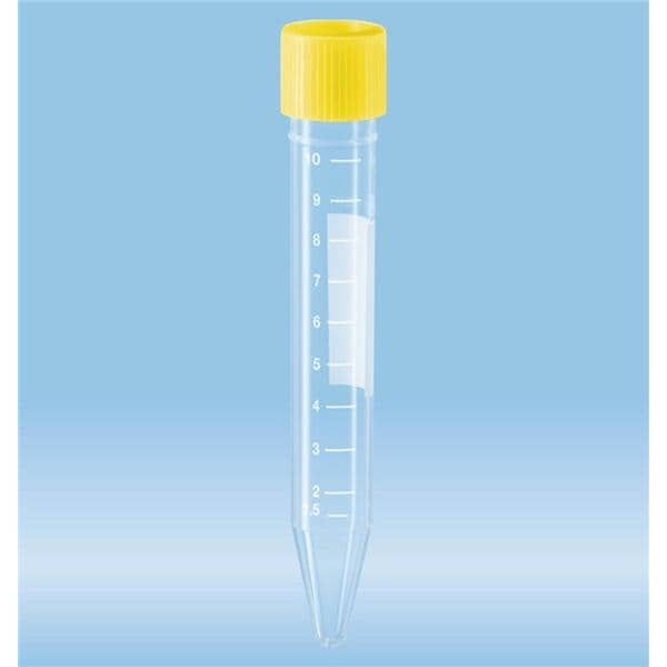 Screwcap Tube Polypropylene/Polyethylene 10mL Tube 100x16mm Sterile 1000/Ca