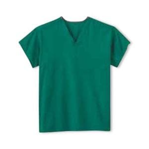 Patient Top 26-28" Chest Forest Green Pediatric Medium Disposable 50/Ca