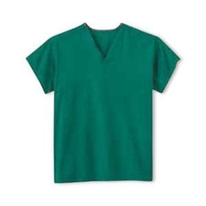 Patient Top 29-31" Chest Forest Green Pediatric Large Disposable 50/Ca