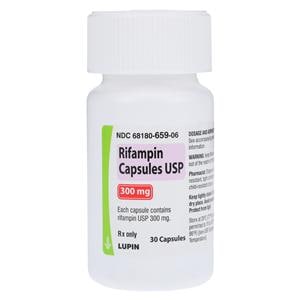 Rifampin Capsules 300mg Bottle 30/Bottle Each