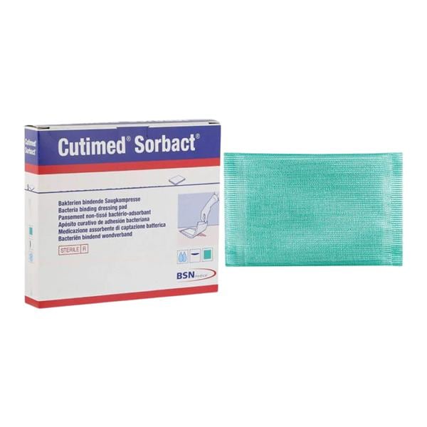 Cutimed Sorbact DACC-Coated Wound Dressing 7x9cm Sterile Green