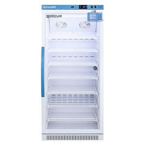 Accucold Performance Series Med/Lab Refrigerator 8 Cu Ft Gls Dr 2 to 10C Ea