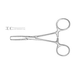 Allis Tissue Forcep Straight 5-1/8" Ea
