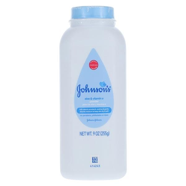 Johnson's Baby Powder Cornstarch/Aloe/Vitamin E Paraben Free 9oz/Bt, 48 BT/CA