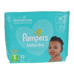 Pampers Baby-Dry Diaper Size 3 16-28lbs 32/Pk