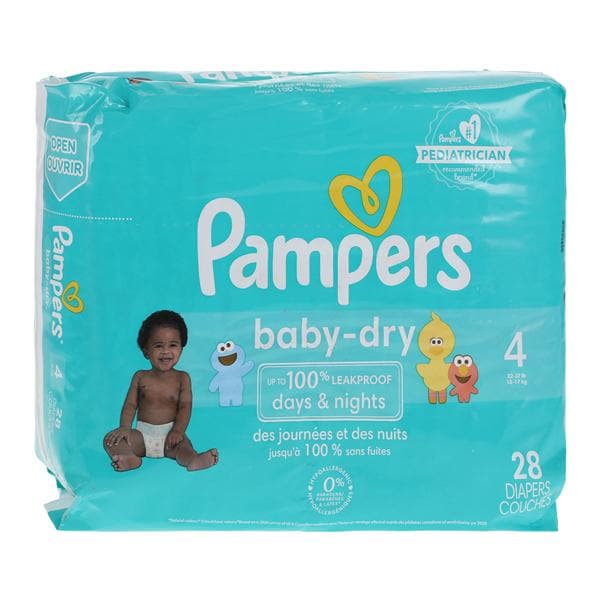 Pampers Baby-Dry Diaper Size 4 22-37lbs 28/Pk, 4 PK/CA