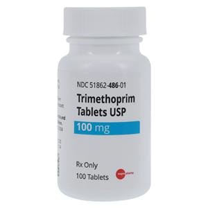 Trimethoprim Tablets 100mg Bottle 100/Bottle Each