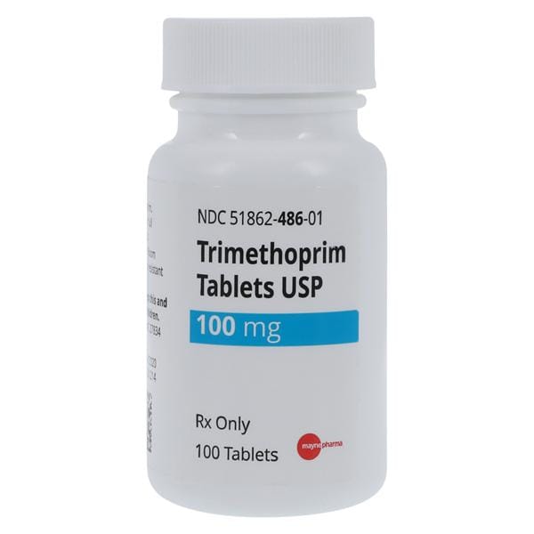 Trimethoprim Tablets 100mg Bottle 100/Bottle Each